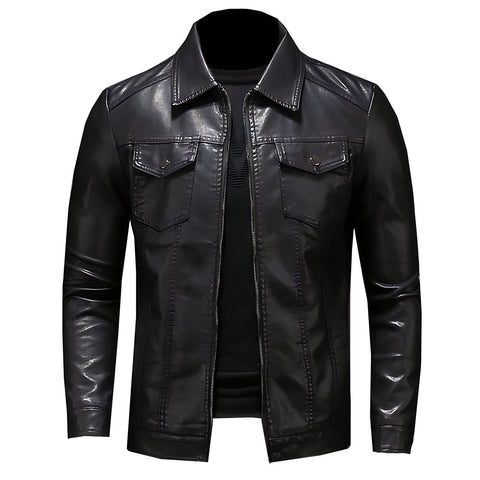 The Jett Faux Leather Biker Jacket 0 WM Studios XS 