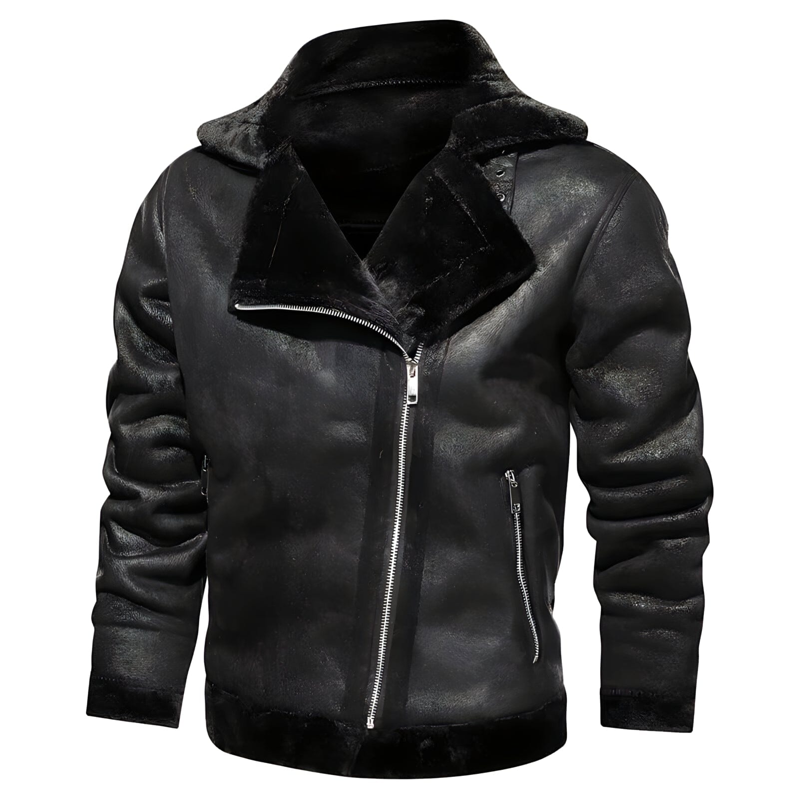The Direwolf Faux Fur Winter Jacket - Black Shop5798684 Store M 