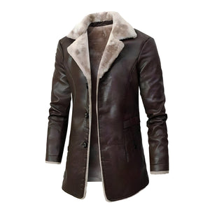 The Machiavelli Faux Leather Winter Jacket - Multiple Colors