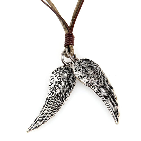 The Wings Leather Pendant Necklace Shop5798684 Store 