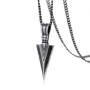 The Hunter Arrow Head Pendant Necklace mprainbow Official Store 