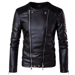 The Torino Faux Leather Moto Biker Jacket