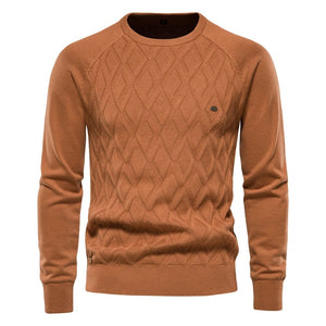 The Jasper Slim Fit Knitted Pullover Sweaters - Multiple Colors